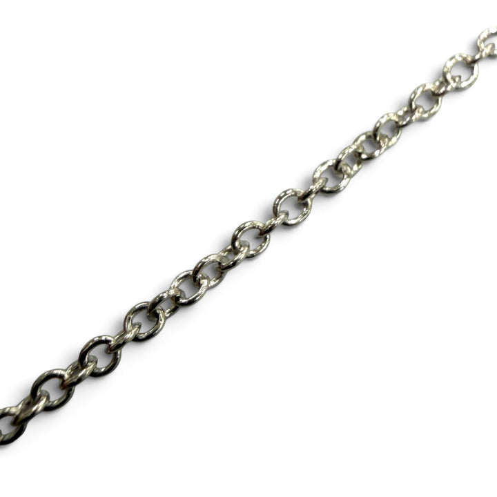Excellent TIFFANY&Co. Necklace T smile small White gold AU750 Women