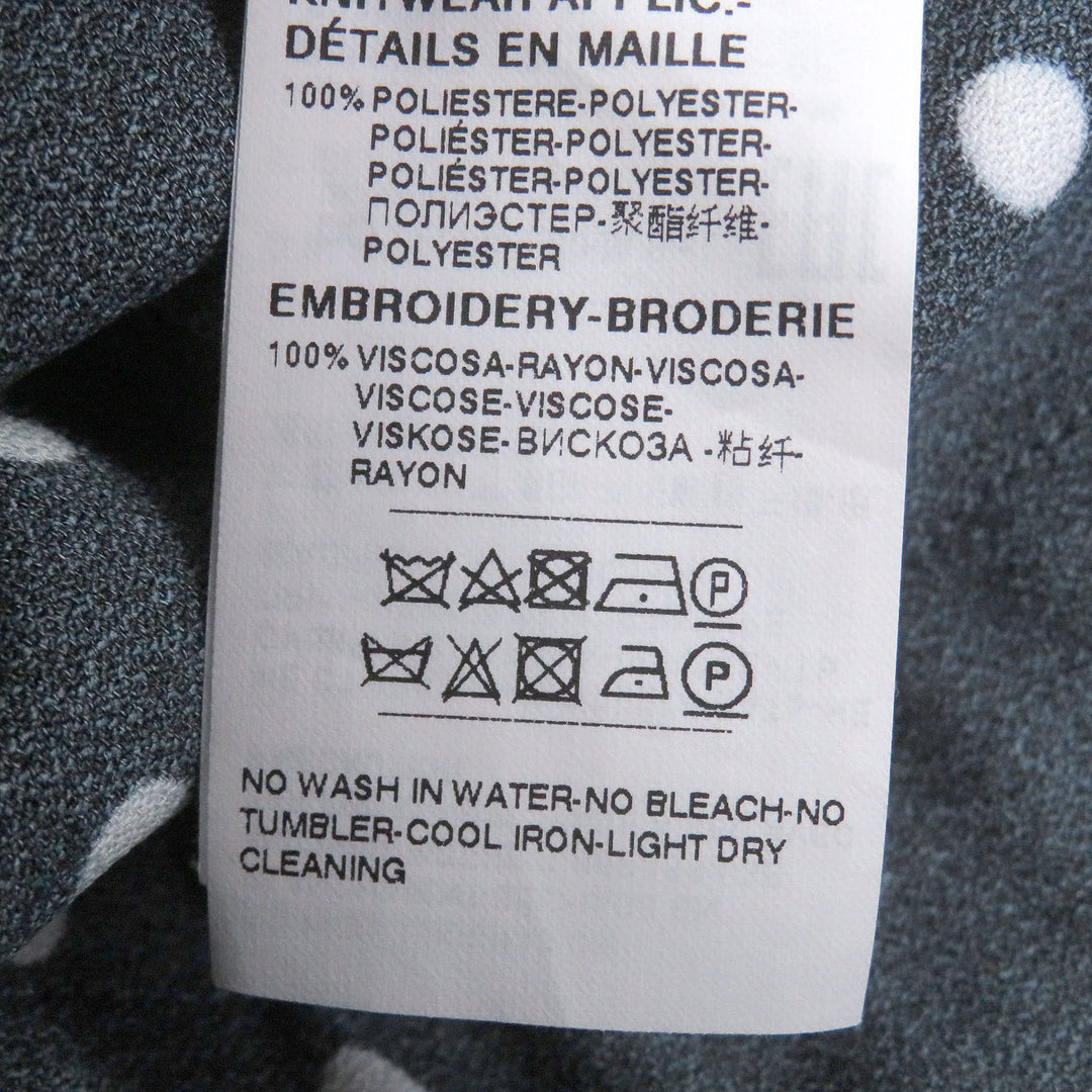 Great DOLCE&GABBANA Short sleeve shirt Black tag, DG logo patch, dot pattern