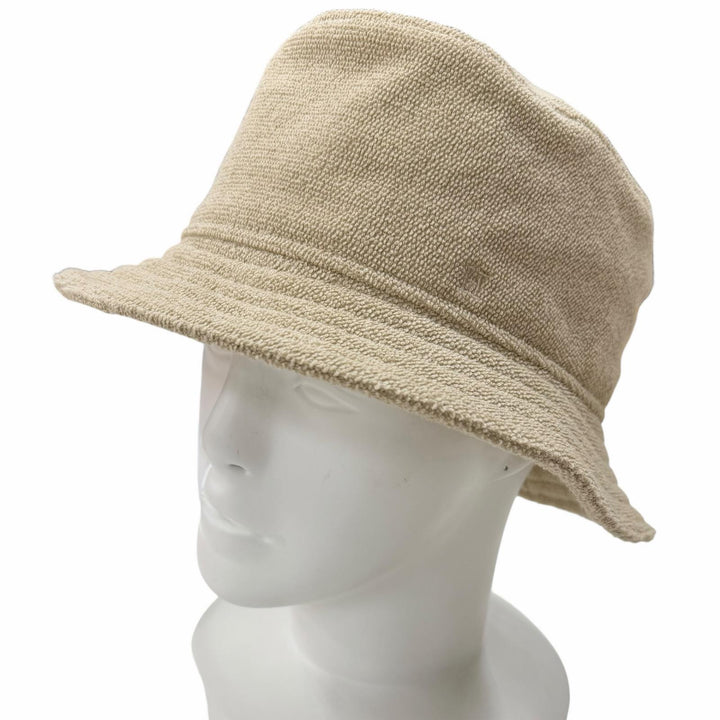 Excellent HERMES hat Fred Sand beige cotton Women 58