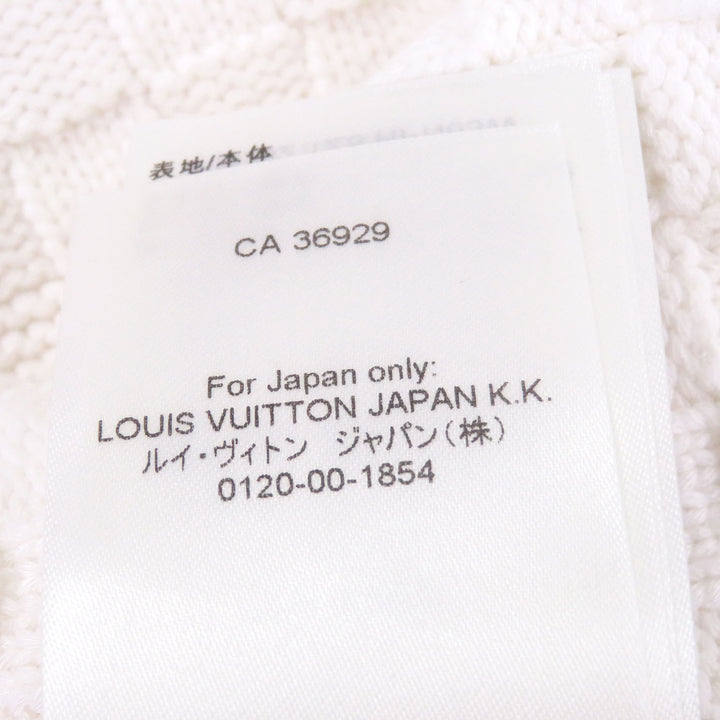 Excellent LOUIS VUITTON sweater Damier Monogram Knit Polo Shirt