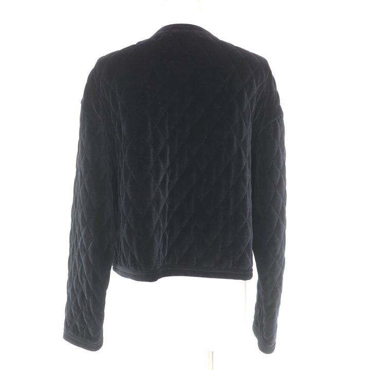 Excellent CELINE collarless jacket black cotton Women 36 2Y492679I