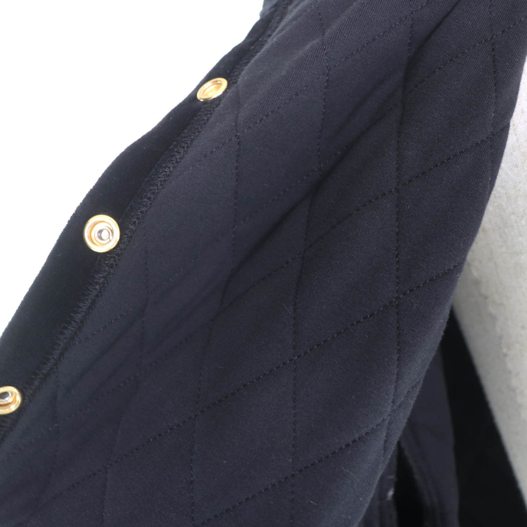 Excellent CELINE collarless jacket black cotton Women 36 2Y492679I
