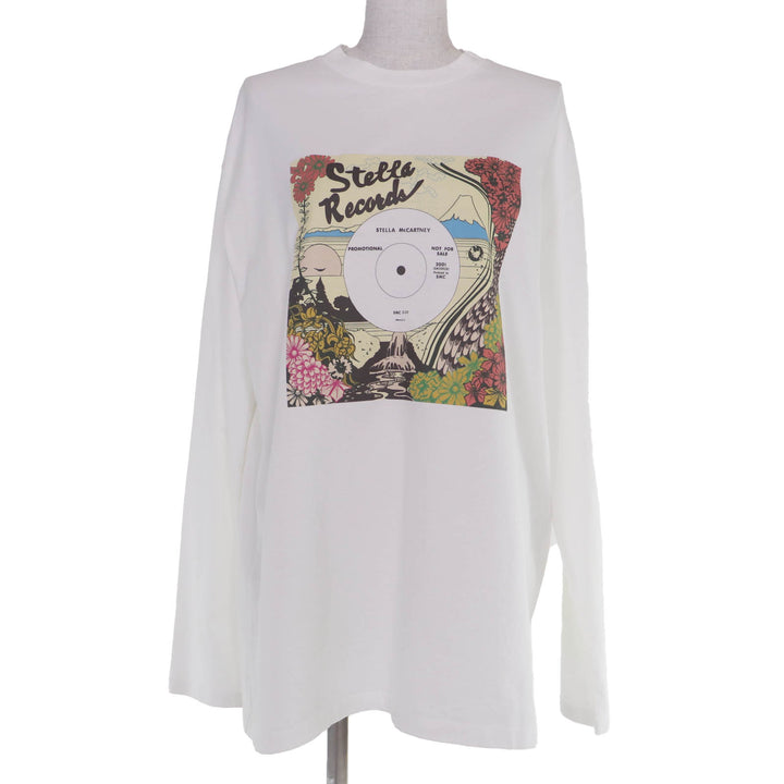 Pristine Stella McCartney Long-sleeved T-shirt record white Women M 6J0161
