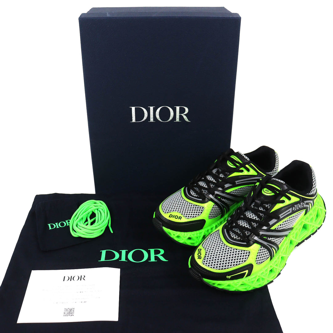 Pristine DIOR B35 NXXT Sneakers Limited edition 533/888 Neon green 43 3SN323ZDX