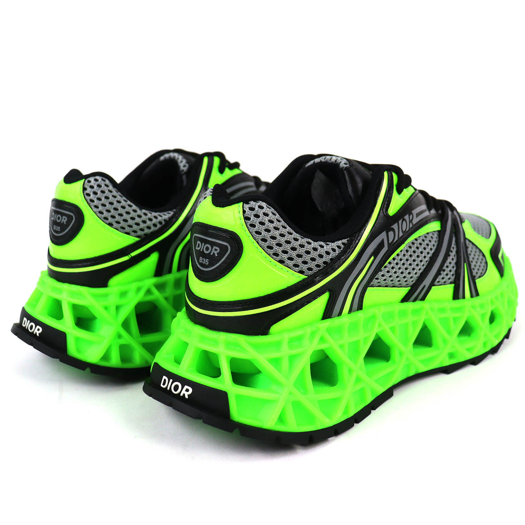 Pristine DIOR B35 NXXT Sneakers Limited edition 533/888 Neon green 43 3SN323ZDX