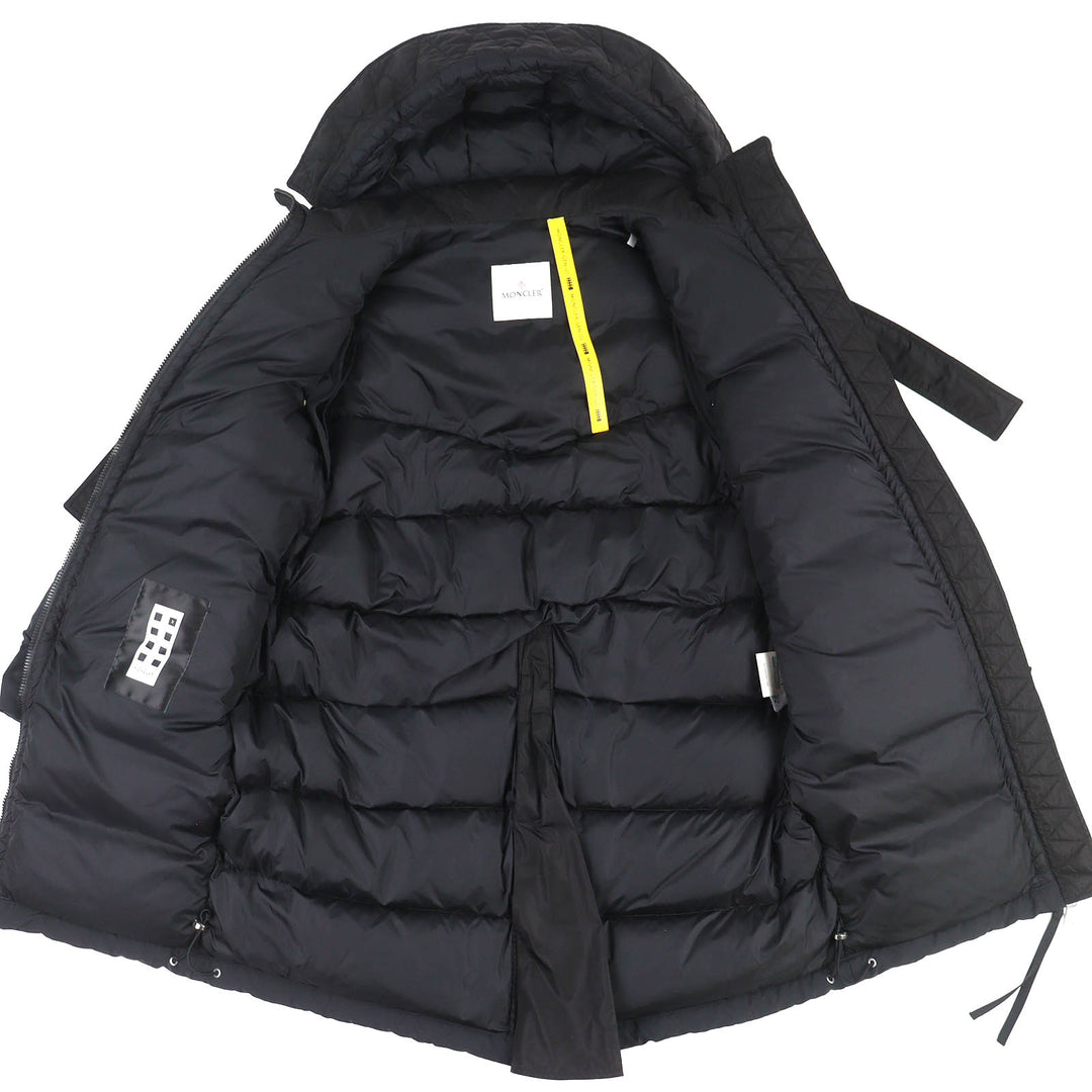 Excellent MONCLER GENIUS 2 NARVALONG 2-Way Down Coat Down Vest black 0