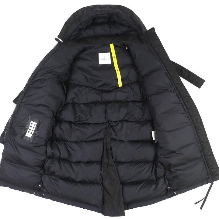 Excellent MONCLER GENIUS 2 NARVALONG 2-Way Down Coat Down Vest black 0