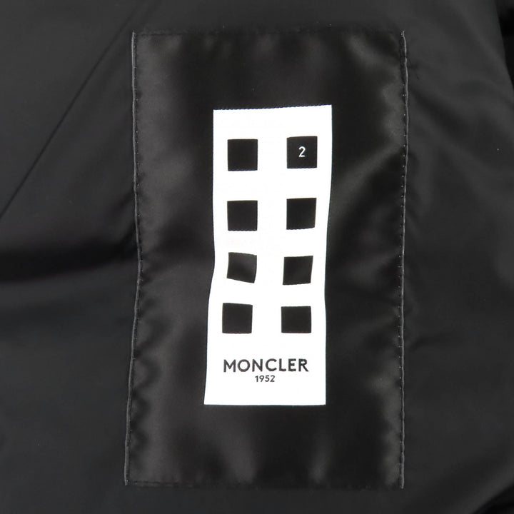 Excellent MONCLER GENIUS 2 NARVALONG 2-Way Down Coat Down Vest black 0