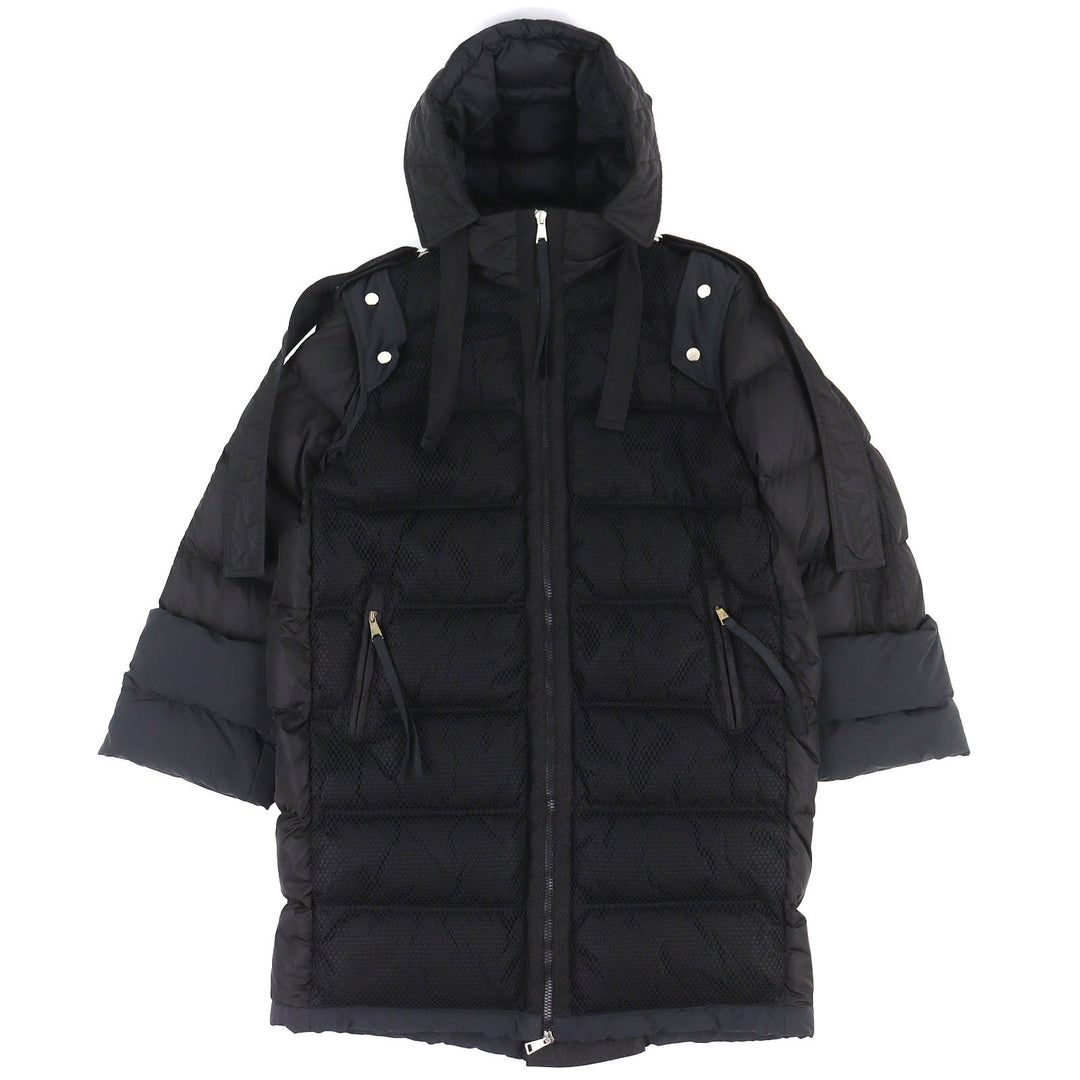 Excellent MONCLER GENIUS 2 NARVALONG 2-Way Down Coat Down Vest black 0
