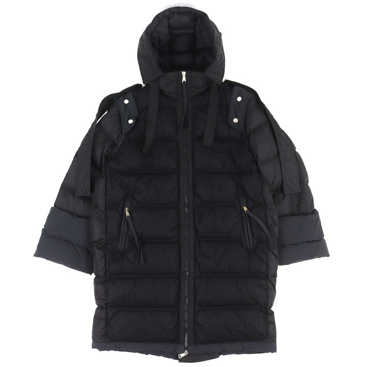 Excellent MONCLER GENIUS 2 NARVALONG 2-Way Down Coat Down Vest black 0