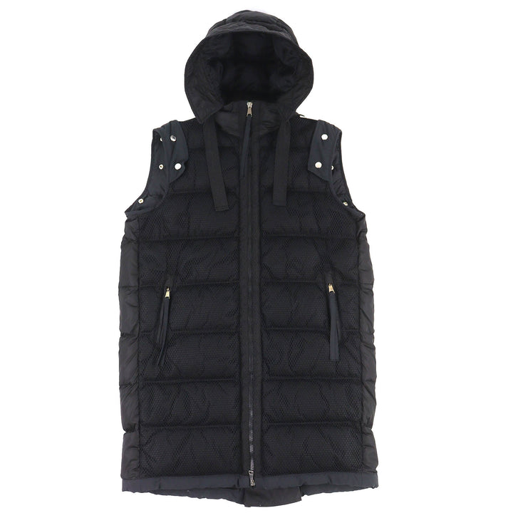 Excellent MONCLER GENIUS 2 NARVALONG 2-Way Down Coat Down Vest black 0