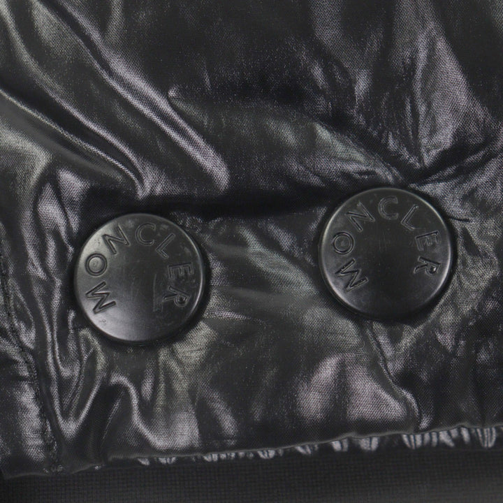 Pristine MONCLER GRENOBLE Down jacket With logo emblem black Nylon mens M