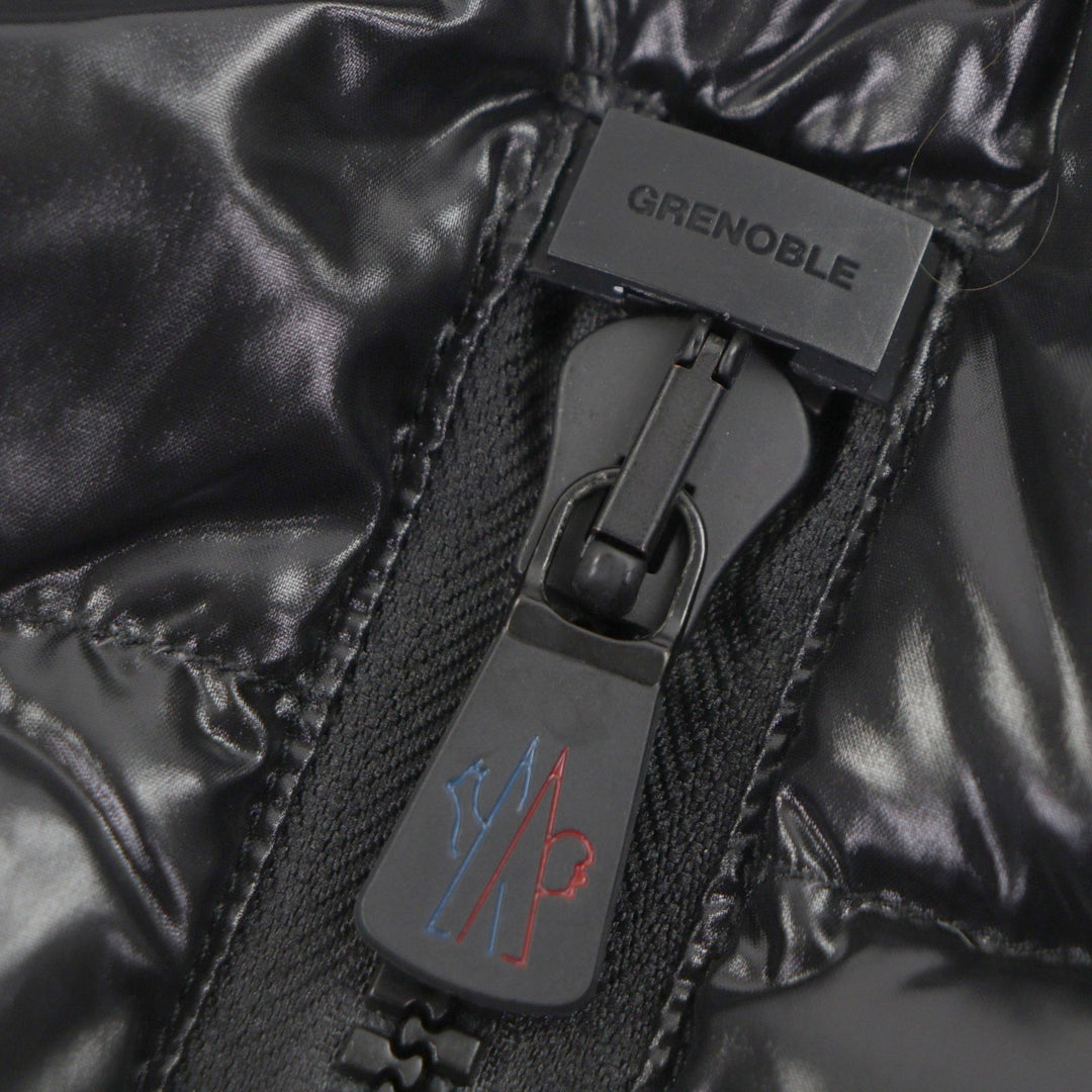 Pristine MONCLER GRENOBLE Down jacket With logo emblem black Nylon mens M