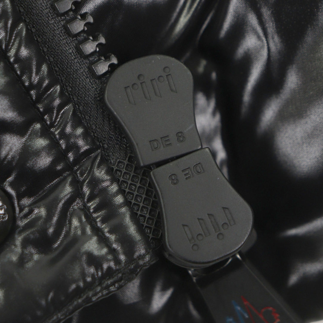 Pristine MONCLER GRENOBLE Down jacket With logo emblem black Nylon mens M