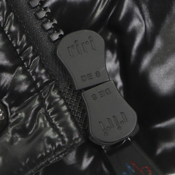 Pristine MONCLER GRENOBLE Down jacket With logo emblem black Nylon mens M