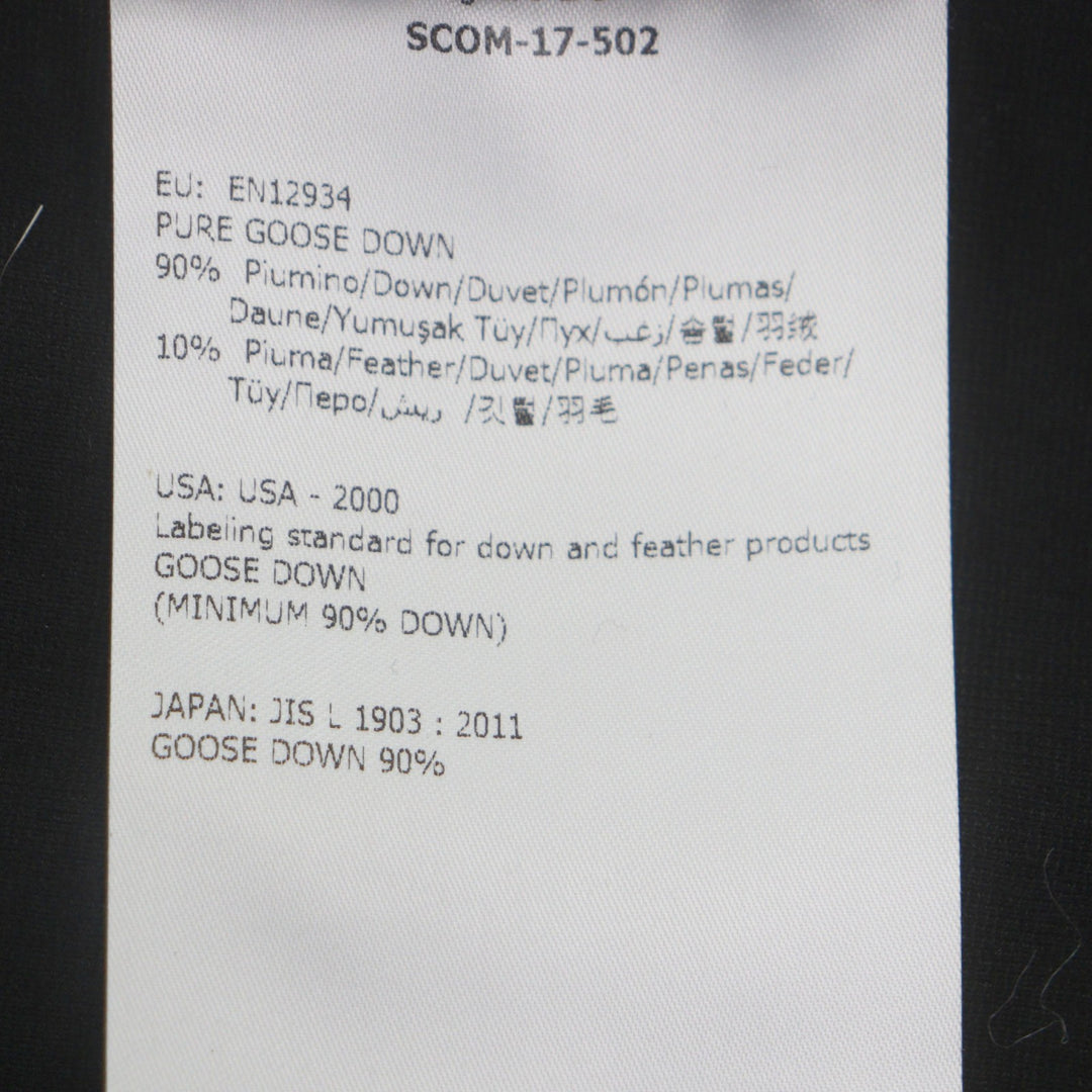 Pristine MONCLER GRENOBLE Down jacket With logo emblem black Nylon mens M