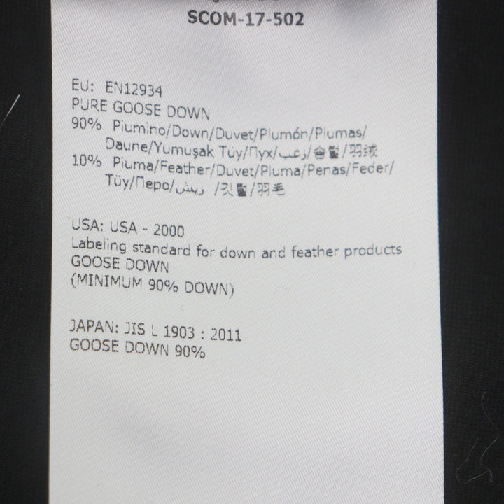 Pristine MONCLER GRENOBLE Down jacket With logo emblem black Nylon mens M