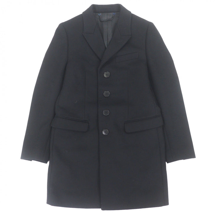 Great Paul Smith LONDON Chester coat Single logo button black wool mens M
