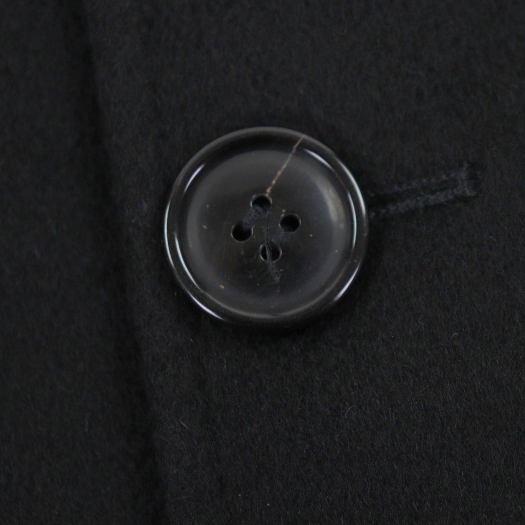 Great EMPORIO ARMANI Chester coat single black cashmere mens 50