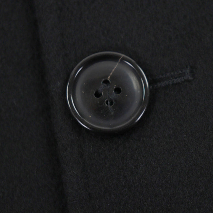 Great EMPORIO ARMANI Chester coat single black cashmere mens 50