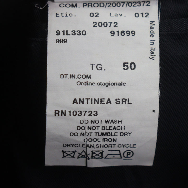 Great EMPORIO ARMANI Chester coat single black cashmere mens 50