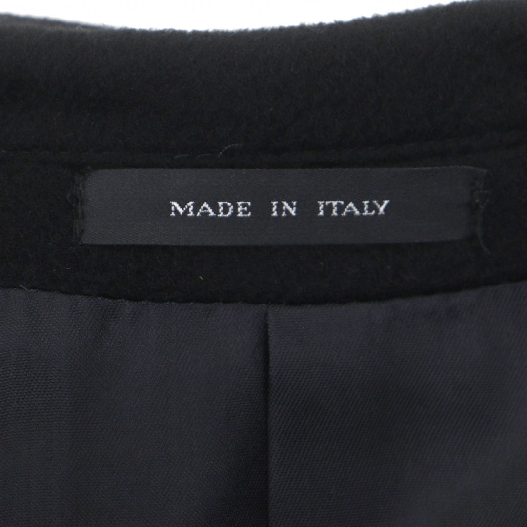 Great EMPORIO ARMANI Chester coat single black cashmere mens 50