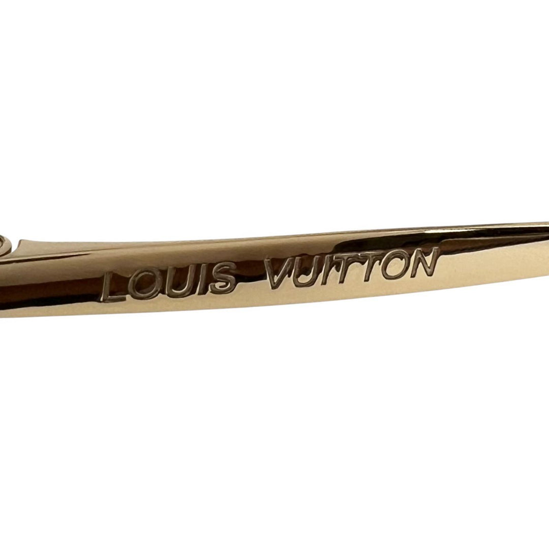 Excellent LOUIS VUITTON sunglasses Mimosa Monogram flower Brown Women Z0378U