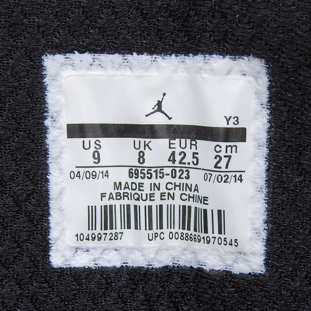 Pristine NIKE sneakers AIR JORDAN XX9 black Synthetic fiber mens 27cm 695515-023