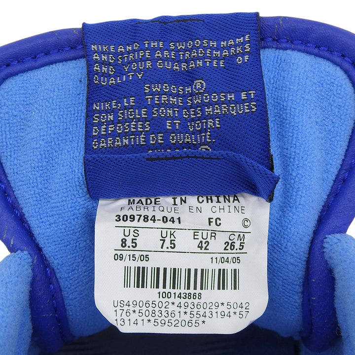 Pristine NIKE Low cut sneakers Zoom Air Delta Force bluer mens 26.5 309784-041