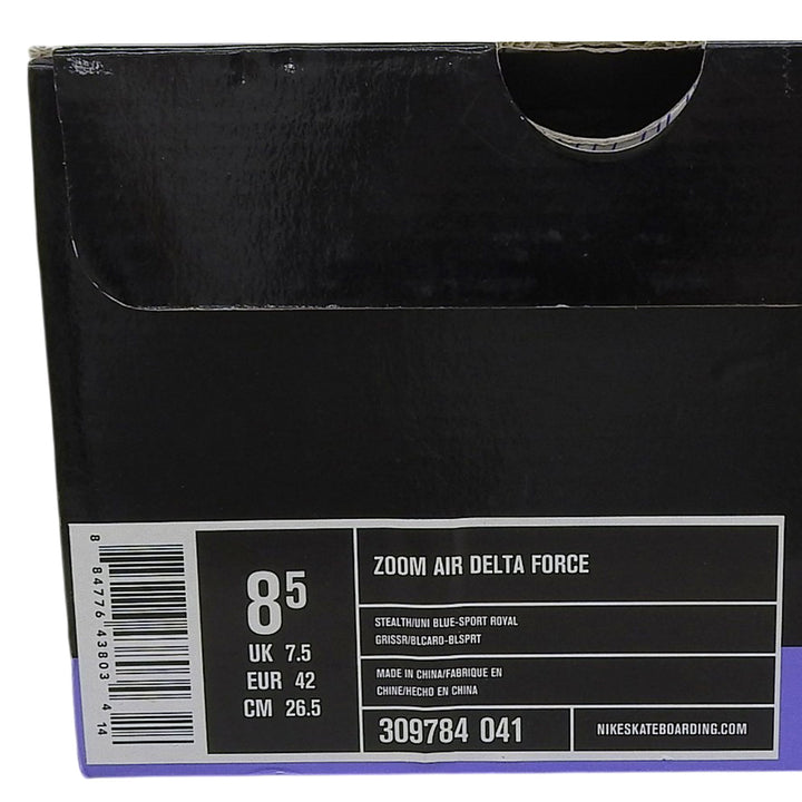 Pristine NIKE Low cut sneakers Zoom Air Delta Force bluer mens 26.5 309784-041