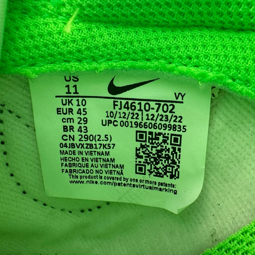 Pristine NIKE Low cut sneakers DUNK LOW SE VOLT leather mens 29cm FJ4610-702
