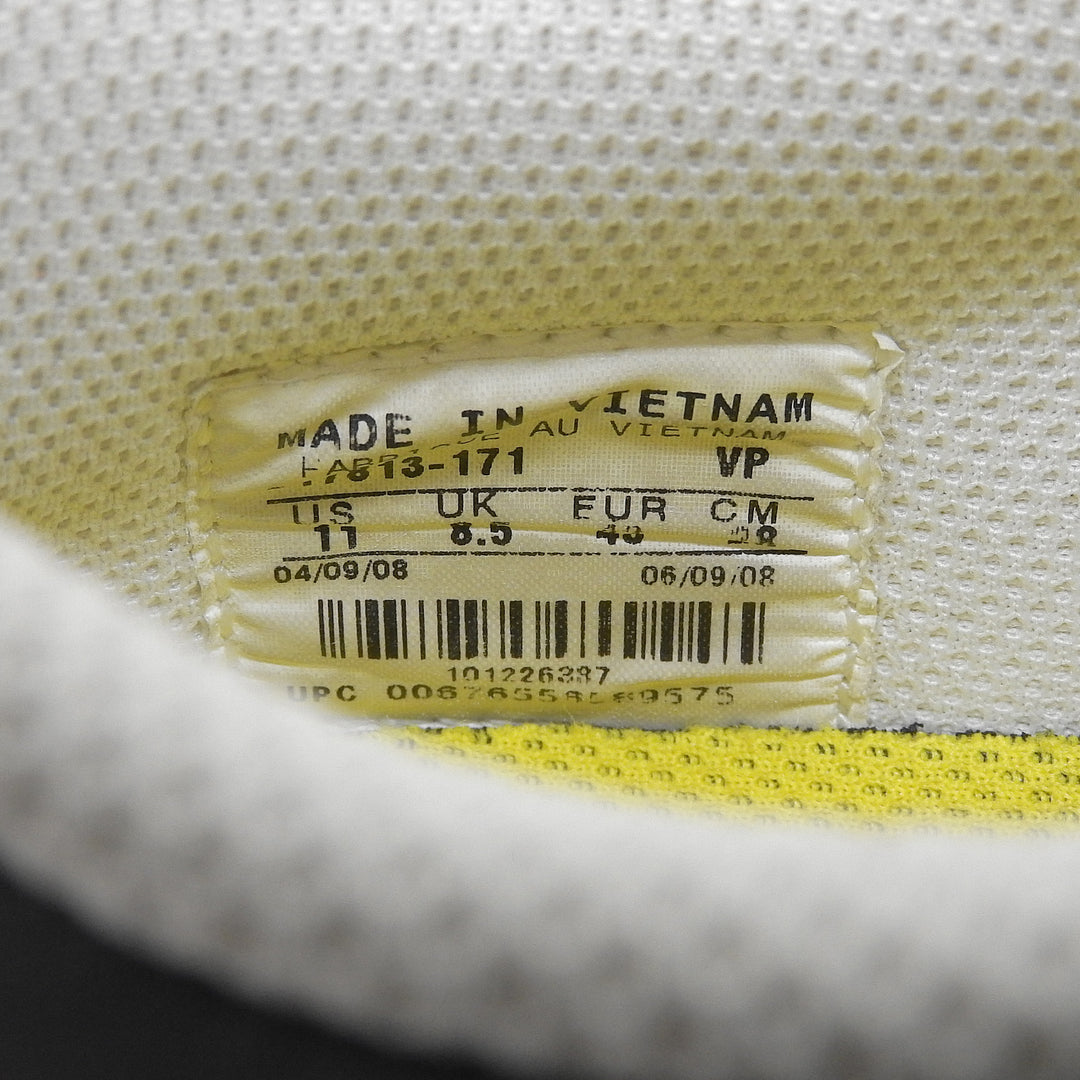 Pristine NIKE sneakers Dunk Low White Trail Yellow white leather 28cm 317813-171