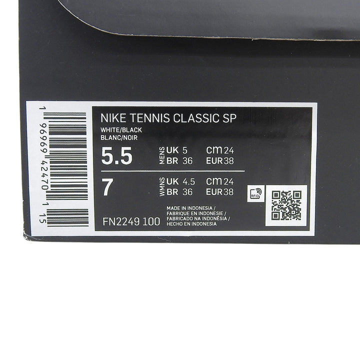 Pristine NIKE sneakers Tennis Classic white leather Women 24 FN2249-100