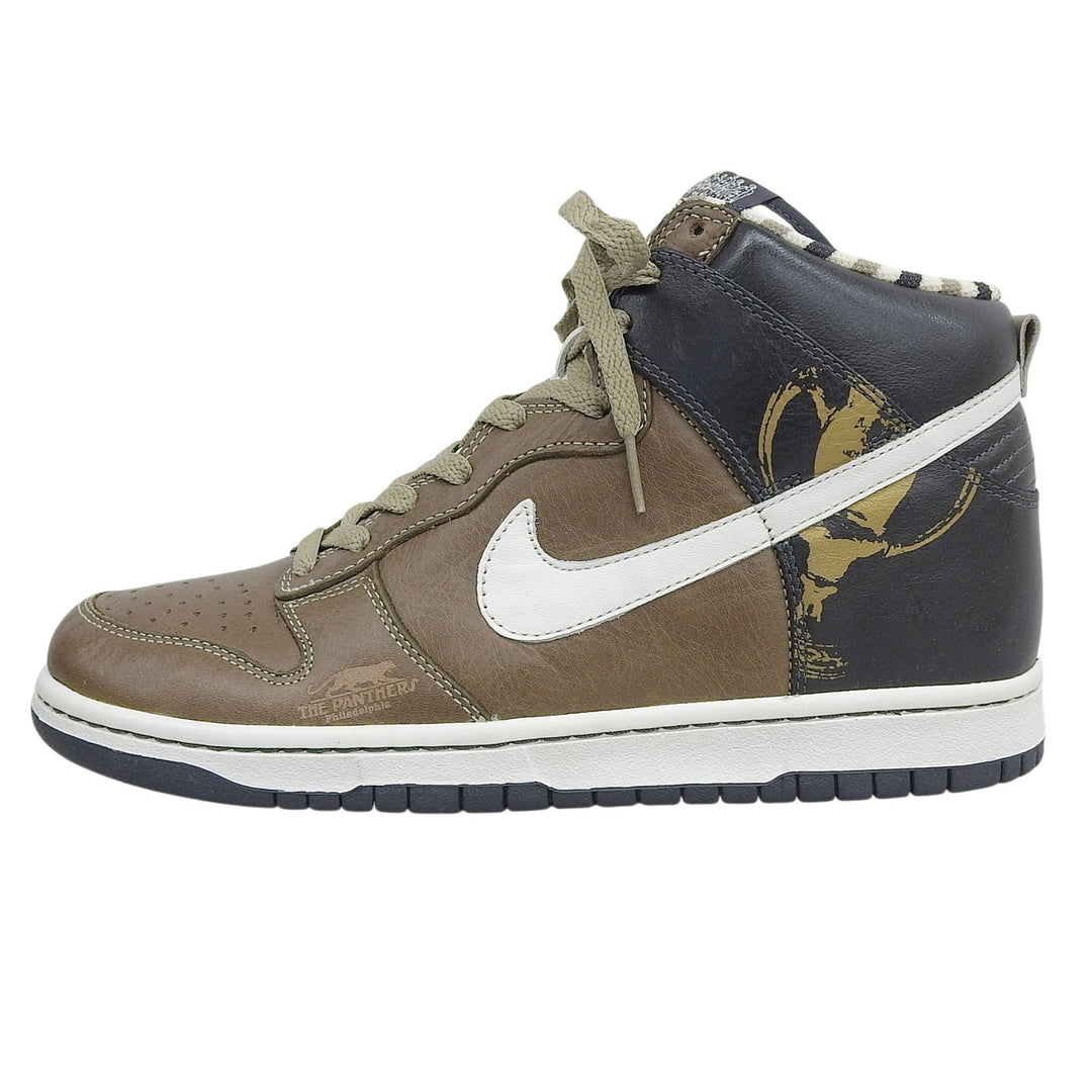 Pristine NIKE sneakers Brown leather mens 28cm 314877-211