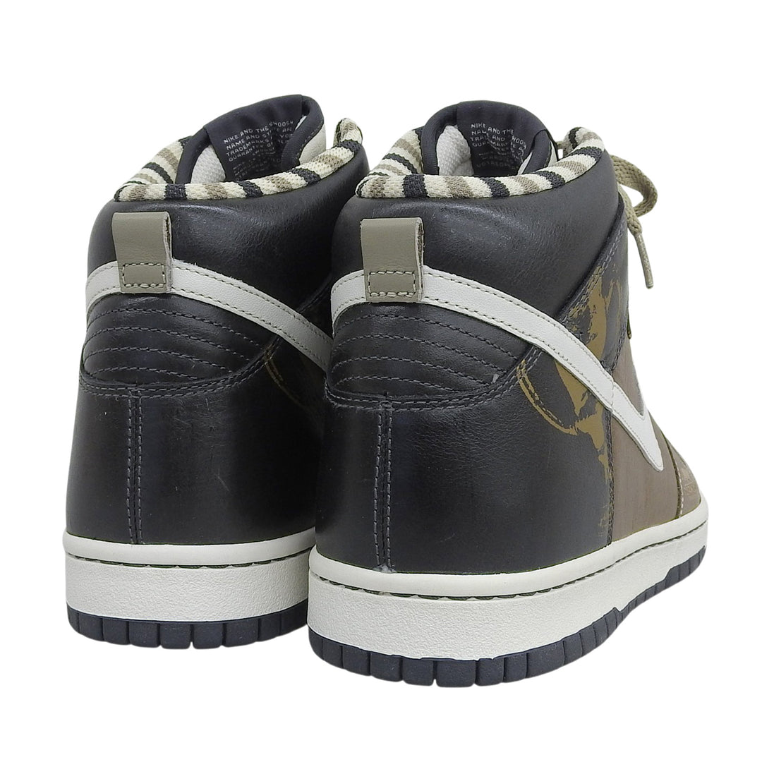 Pristine NIKE sneakers Brown leather mens 28cm 314877-211