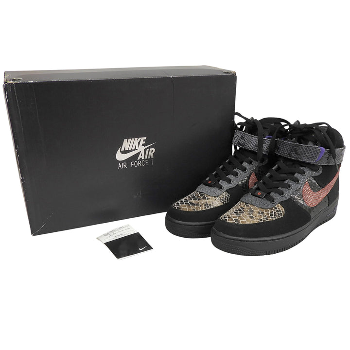 Pristine NIKE High cut sneakers black Natural leather mens 26cm 555107-001