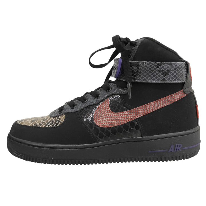 Pristine NIKE High cut sneakers black Natural leather mens 26cm 555107-001
