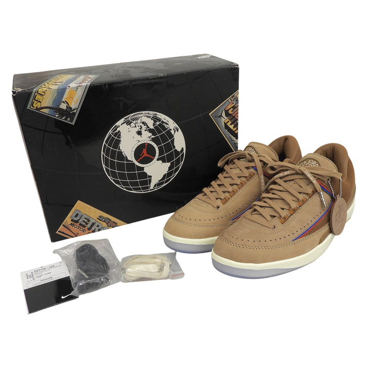 Pristine NIKE sneakers AIR JORDAN 2 RETRO LOW SP Brown mens 26cm DV7129-222