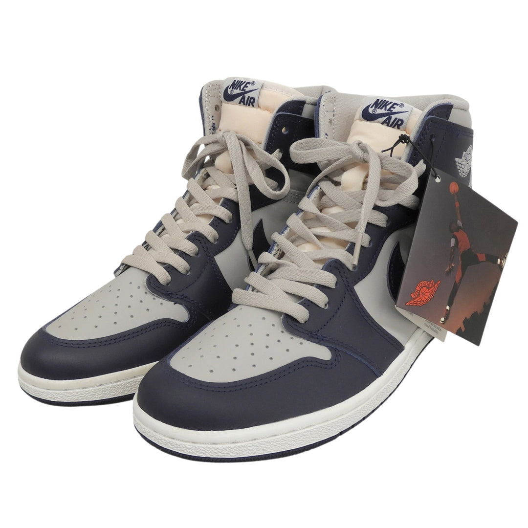 Pristine NIKE sneakers Navy Natural leather mens 28.5cm BQ4422-400