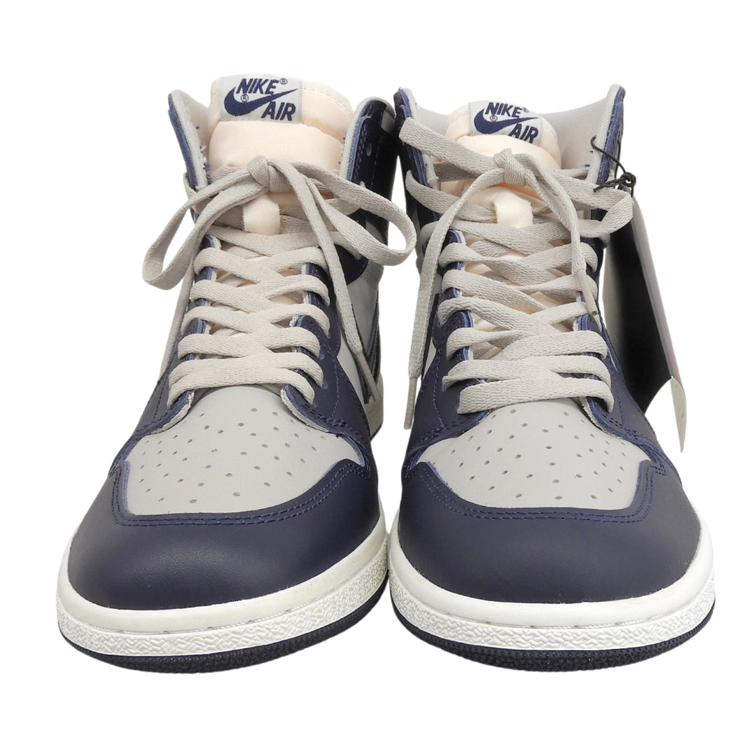 Pristine NIKE sneakers Navy Natural leather mens 28.5cm BQ4422-400