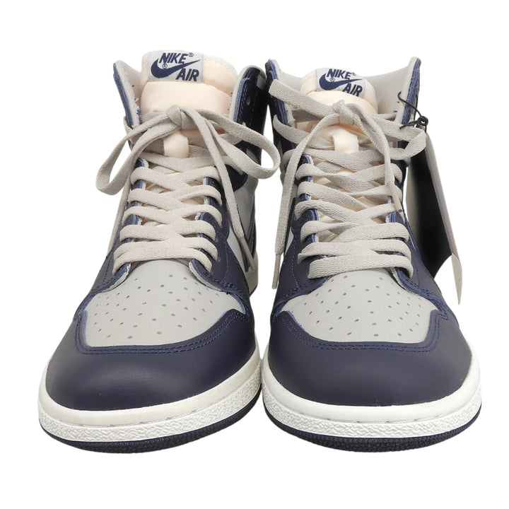 Pristine NIKE sneakers Navy Natural leather mens 28.5cm BQ4422-400