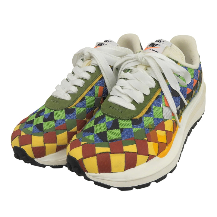 Excellent NIKE sneakers Air Woven VaporWaffle Multi leather mens 26cm DR5209-300