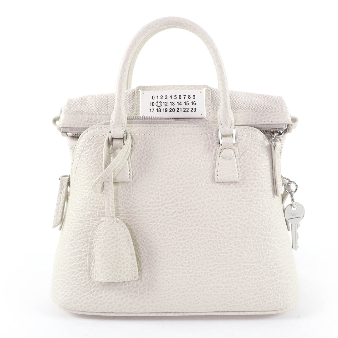 Excellent Maison Margiela 11 Shoulder Bag 2WAY mini bag white S56WG0082 5AC