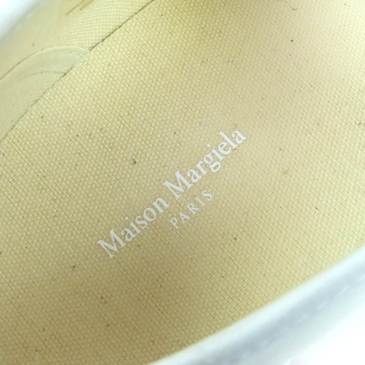 Pristine Maison Margiela Slip-on Tabi shoes sneakers white canvas 41 S97WS0064