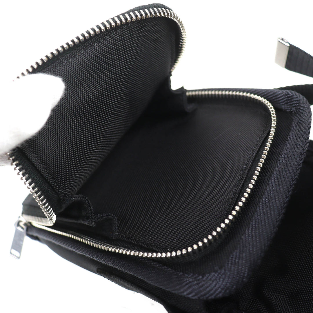 Very Good CELINE Shoulder Bag TREKKING FLAP PHONE Logo mobile pouch 10K032EIY