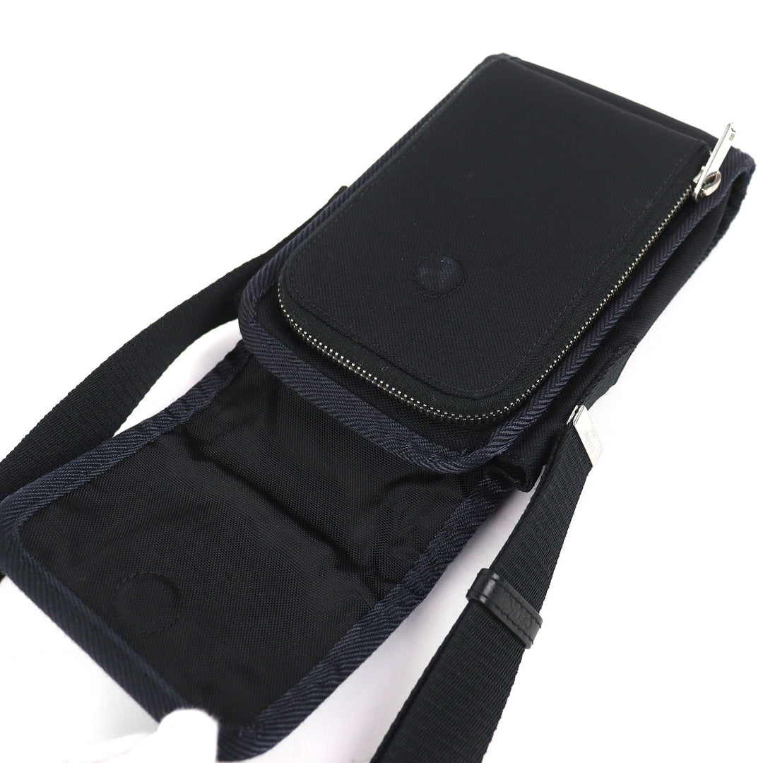 Very Good CELINE Shoulder Bag TREKKING FLAP PHONE Logo mobile pouch 10K032EIY