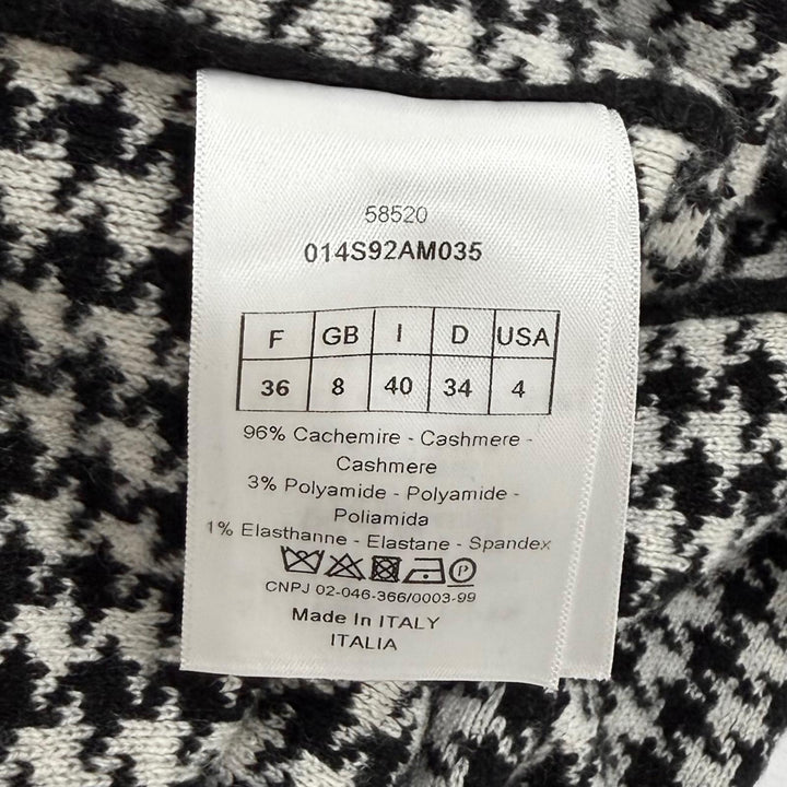 Excellent Christian Dior hoodie black cashmere Women 40 014S92AM035
