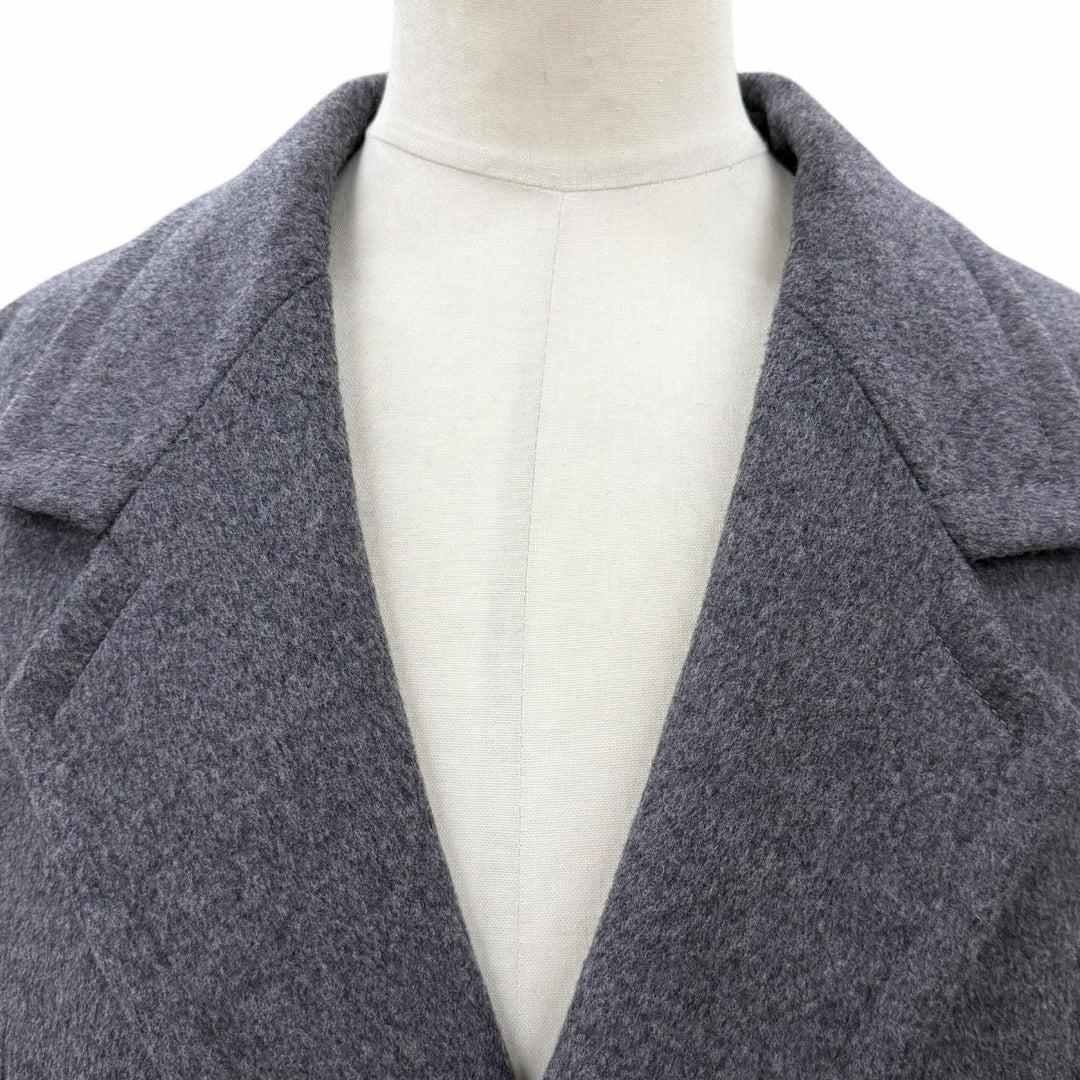 Excellent BOTTEGAVENETA Chester coat gray wool mens 54 713673