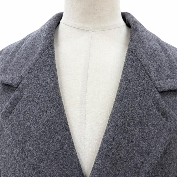 Excellent BOTTEGAVENETA Chester coat gray wool mens 54 713673