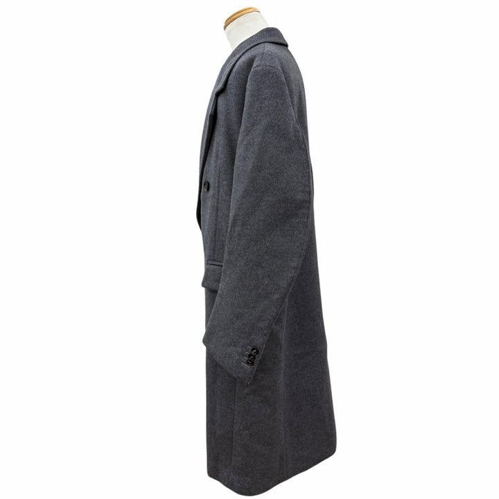 Excellent BOTTEGAVENETA Chester coat gray wool mens 54 713673